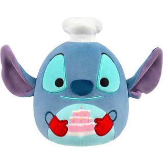 Squishmallows Disney Stitch krammepude med kage - 20 cm