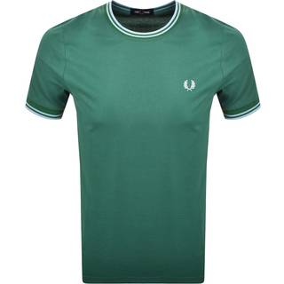 Fred Perry Twin Tipped T Shirt Sport Green