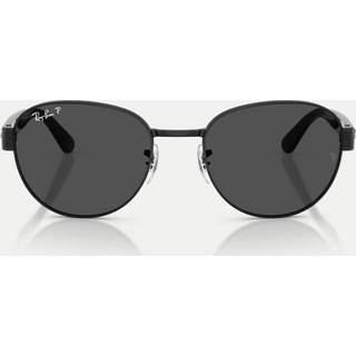 Ray - Ban Unisex Ray - Ban RB3766CH 002/K8 Solbriller Metal Sort Grå Firkantet Polariseret