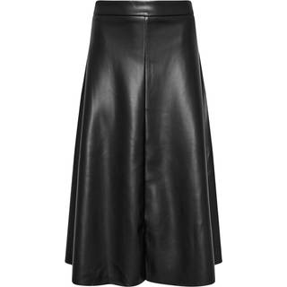 M & Co M & Co Black PU Full Skirt - 42