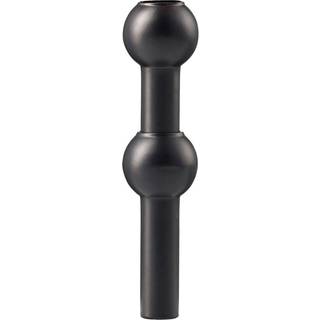 Stoff Nagel Nagel Vase - Tilbehør Lysestager & Fyrfadsstager Lakeret Metal Sort - 9053