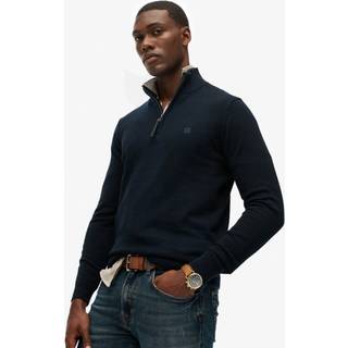 Superdry Superdry Essentials bomulds Trøje med kort lynlås