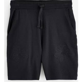 Threadbare Threadbare Blomster Broderede 100% Bomuldssweat Shorts - large