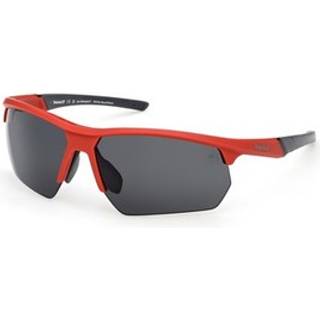 Timberland Mand TB00056 67D Solbriller Injiceret Rød Røg Firkantet Polariseret