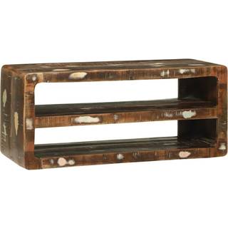 TV Skab Flerfarvet 80 x 32 x 36 cm Massivt genbrugstræ