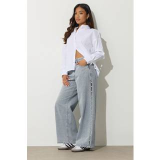 PixieGirl Petite PixieGirl Petite Pearl Side Wide Leg Jeans