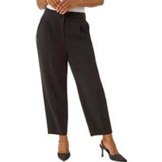 Roman Roman Black Petite Ankle Grazer Smart Stretch Trousers