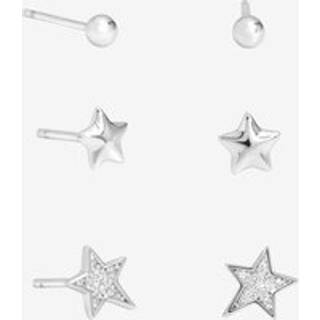 Simply Silver Simply Silver Sterling Silver Cubic Zirconia Celestial Earrings Pack of 3