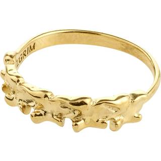 Pilgrim TIMBER ring guldbelagt