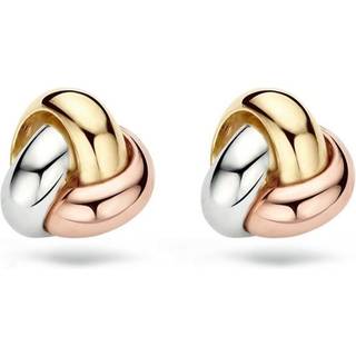 Blush 7145WYR Damen-Ohrringe Ohrstecker 585 Gold Dreifarbig