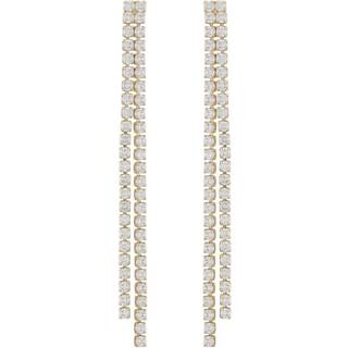 Snö Of Sweden Siri Stone Tassle Earring Gold Onesize