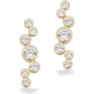 Scrouples øreringe cubic zirkonia i 8 kt guld