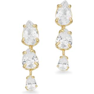 Scrouples øreringe cubic zirkonia i 8 karat guld