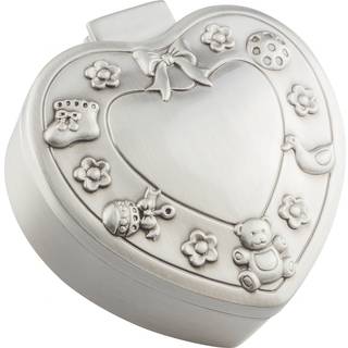 Dacapo Smykkeskrin hjerte i fortinnet
