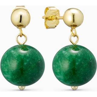 Soï Nora Grøn Jade Krystal øreringe