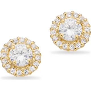 Scrouples SoHo øreringe cubic zirkonia i forgyldt