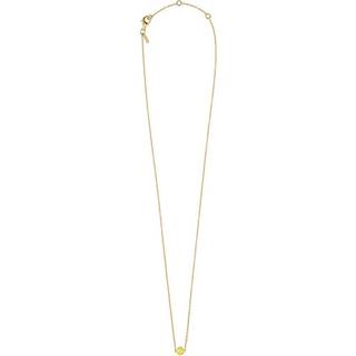 When life gives you lemons. Necklace, gold plated