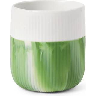 Royal Copenhagen Riflet Contrast Marble krus, Green Grass, 35 cl