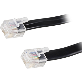 Modular cable RJ12/6C 5m sort