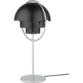 Multi-lite bordlampe krom sort