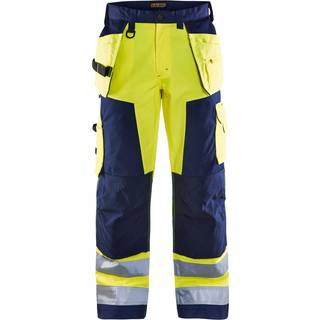 Blåkläder 1568 High Vis Buks / High Vis Arbejdsbuks - D96 - High Vis Gul/Marineblå