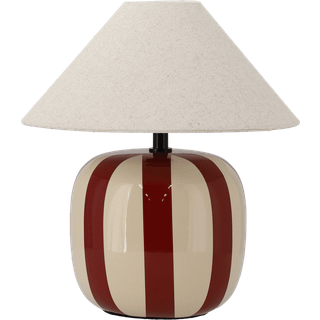 Scandi Living Alvar bordlampe 31 cm Rustrød