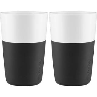 Eva Solo Café Latte Krus 2 Stk. 36 Cl - Kaffekopper Porcelæn Sort - 501003
