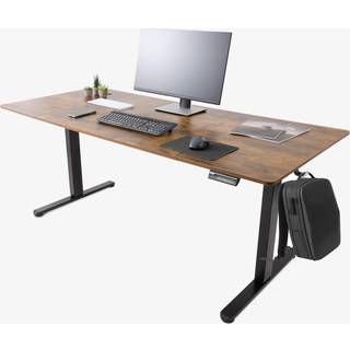 Arebos® Elektrisk højdejusterbart skrivebord 180x80 cm Memory-funktion Justerbart computerskrivebord Stå-sidde-bord