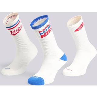 Nike Everyday Plus Crew Socks 3-Pack Str. M 38-42 Hvid Unisex