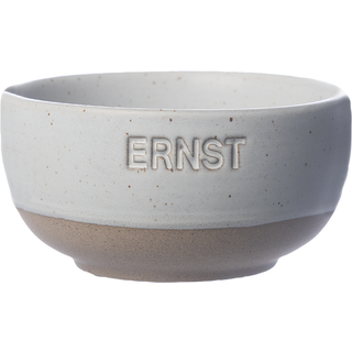 ERNST Ernst skål Hvid-natur bund, Ø8 cm