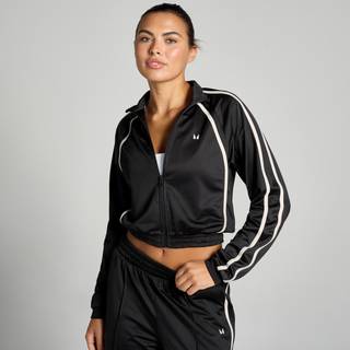 MP Tricot Track Jacket til kvinder – Sort/Hvid - S