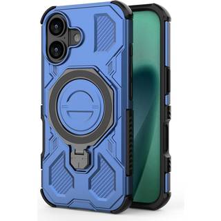 EIDERWOOD  iPhone 17 Håndværker Mobil Cover - Magnetisk Kickstand - MagSafe Kompatibel - Blå