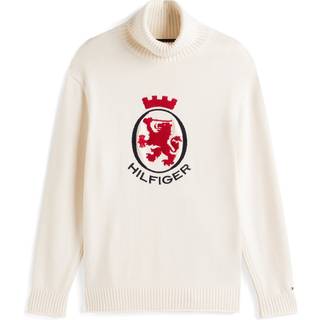 Intarsia TH Crest Relaxed Roll Neck Jumper
