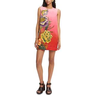 AlÃ©mais Inez ombrÃ© linen-blend minidress - red - L