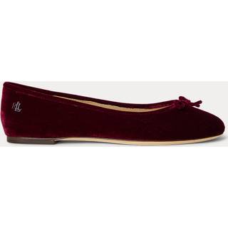 Lauren Ralph Lauren Lauren Ralph Lauren Red Jayna Leather Ballet Flats Shoes - eu41