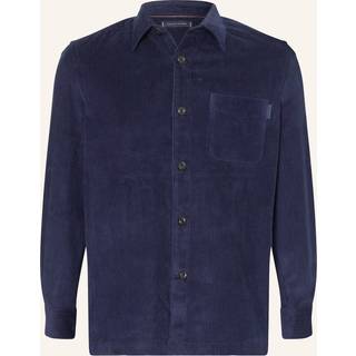 Relaxed Corduroy Overshirt, Imperial Navy, XL