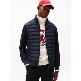 Mixed Panel Zip-Thru Hoody