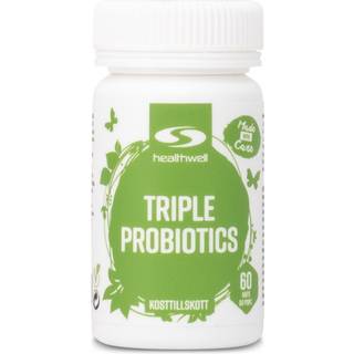 Healthwell Triple Probiotics, 60 kapsler