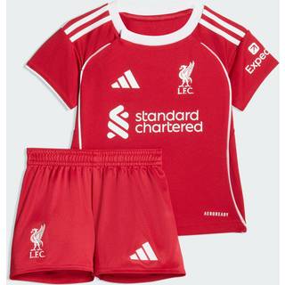Liverpool FC 25/26 hjemmbane sæt til baby og børn - Strawberry Red - 86