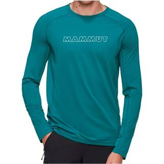 Mammut Selun FL Longsleeve Logo Funktionsshirt Herrer størrelse XXL farve turkis