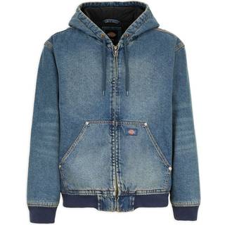 Hilham Hooded Jakke, Khaki Tinted Blue, S