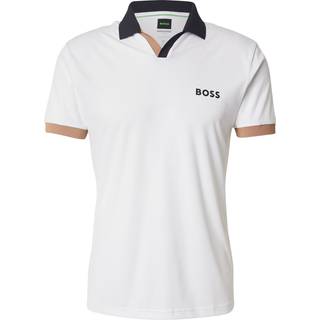 BOSS Palle Toc Polo T Shirt White