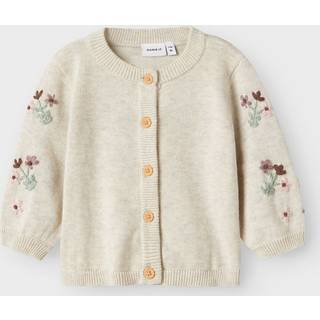 NAME IT Strik Cardigan Bussy Peyote Melange