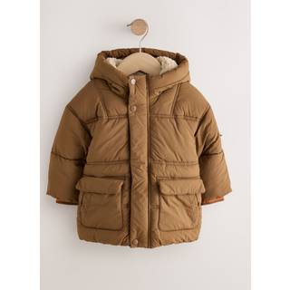 Next Teddystof foret, polstret, vandafvisende frakke (3måneder-7år)