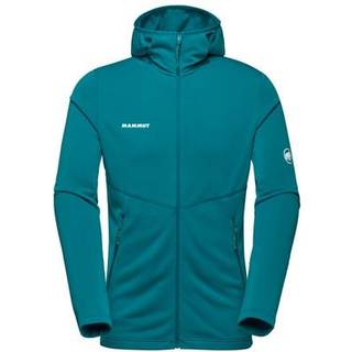 Mammut Aconcagua Light Midlayer Hooded Jacket Fleecejakke Herrer størrelse S farve turkis