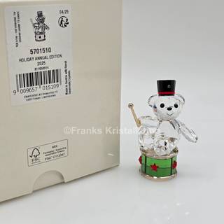 Swarovski Kristall Figuren - Kris Bär Festtage Jahresausgabe 2025 - 5701510 - grün
