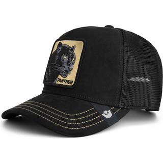 Golden Panther Cap, Black, One Size