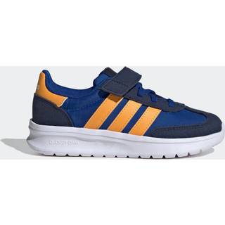 adidas adidas Navy/Orange Run 70s 2.0 Hook and Loop Kids Trainers