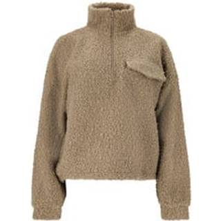 ATHLECIA Women's Florrie Sherpa Half Zip Sweatere Damer størrelse 34 farve beige