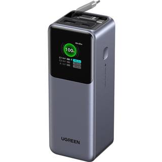 UGREEN 20000mAh 165W Power Bank med Utrækkelig Kabel